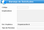 Bandeja de solicitudes