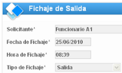 Fichaje de salida