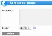 Consulta de fichajes